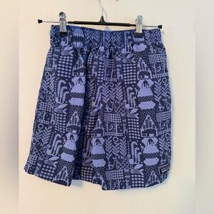 Patterned Blue Pattern Boys Shorts